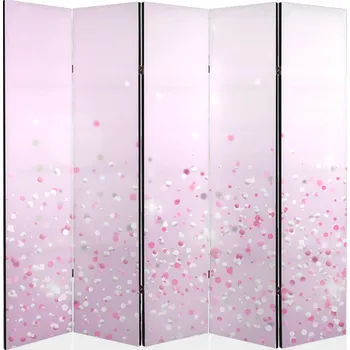 Paraván Závěs do kadeřnictví, Paraván salon, nástěnná 225x172 cm, barevná