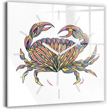 Hodiny Nástěnné hodiny Wallfluent červené 30 cm