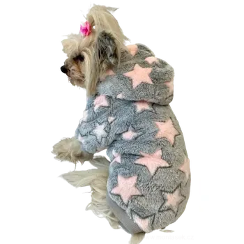 Obleček pro psa Teploučká mikina pro psa šedá (Zimní oblečky pro psy)