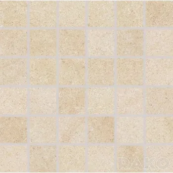 Dlažba RAKO Kaamos DDM05586, mozaika, béžová, matná, 30 x 30 x 0,9 cm