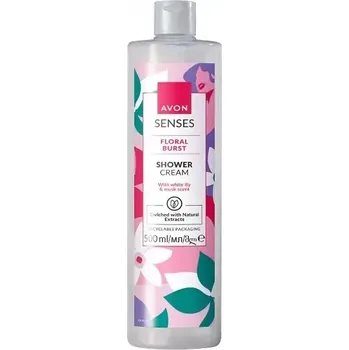 Sprchový gel Krémový sprchový gel s vůní mošusu a bílé lilie - 500ml