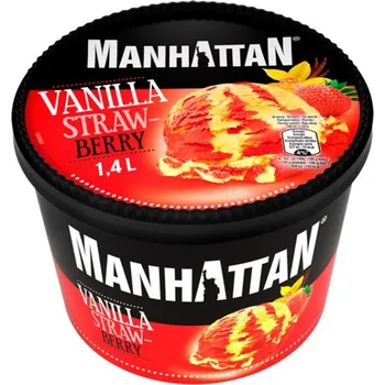 Manhattan Vanilla Strawberry 1400 ml Zmrzlina Manhattan Vanilla Strawberry 1400 ml