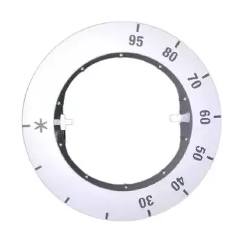 Kroužek knoflíku termostatu pro pračky AEG Electrolux Zanussi - náhradní díl 1245625601 kompatibilní s kódy 1240773901 a 1245749203 pro přesnou regulaci teploty
