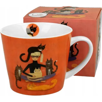 Hrnek Duo Kočičí svět porcelán 610 ml