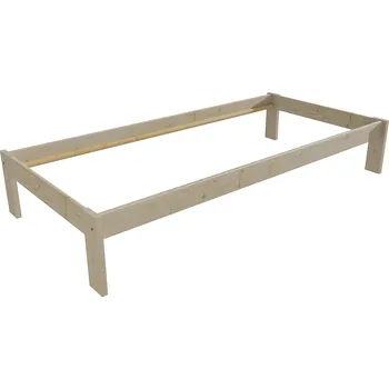 Dětská postel Max-i Dřevěná postel VMK 7A, 80 x 200 cm, surové dřevo