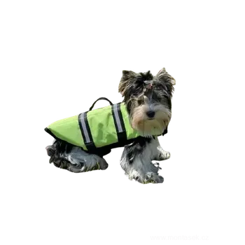 Obleček pro psa Plovací vesta pro psa zelená (Letní potřeby pro psy)