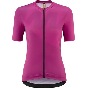 cyklistický dres MAVIC DÁMSKÝ DRES S KRÁTKÝM RUKÁVEM ICON GRAPHIC FUCHSIA (T000586) XS