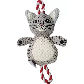 Hračka pro psa Plyšová hračka pro psa kočka Harper and Bone 28cm (Hračky pro psy)