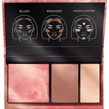 Přípravek na tvář Paletka 3v1 Ultra Colour - Golden Hour