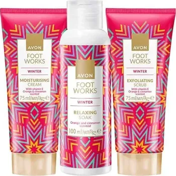 Sada péče o nohy s vůní pomeranče a skořice