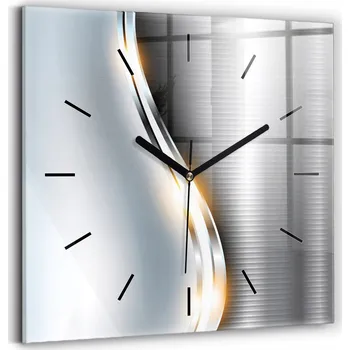 Hodiny Nástěnné hodiny Wallfluent šedé 30 cm