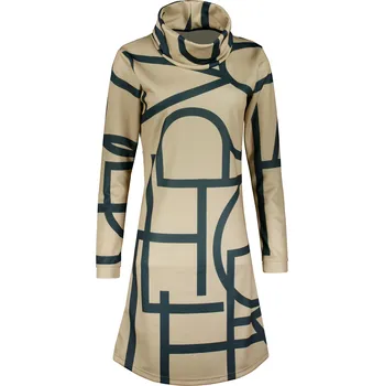 Dámská mikina Dámská prodloužená mikina premium ALTISPORT VOJ/ALW085MI06 SVĚTLE HNĚDÁ L