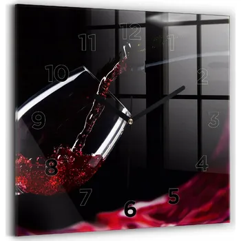 Hodiny Nástěnné hodiny černé 30 cm