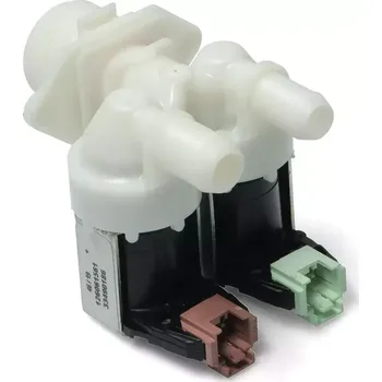 Napouštěcí ventil AEG Electrolux Zanussi 1325186110 - dvoucestný přímý ventil 180° s výstupy O12 a 14 mm, 6W, teplota do 60°C - kompatibilní náhradní díl pro pračky