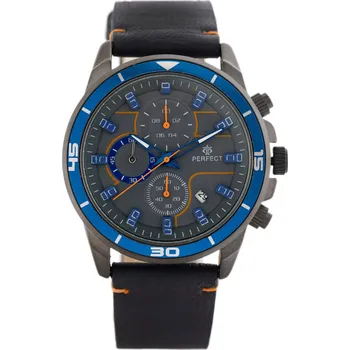 Hodinky Pánské hodinky PERFECT CH02L - CHRONOGRAF (zp351h) + BOX Barva (Varianta): tay-19304-uniw