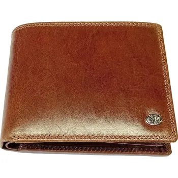 Peněženka DD X 9416-09 pánská kožená peněženka koňaková