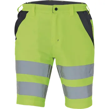 Krátké pracovní kalhoty MAX VIVO HV - šortky, žluto-černé, vel. 66