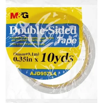 Lepicí páska Tenká OBOUSTRANNÁ PÁSKA Lepicí UNIVERZÁLNÍ 9mm x 10m Sada 2 Kusů PÁSKY