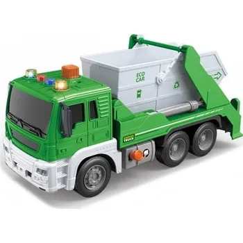 autíčko Bavytoy Popelářské auto s kontejnerem