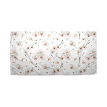 Sprchový závěs Ručník Bílá orchidej: 70x140 cm (cs, Sablio)
