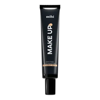 Make-up MIHI Foundation matující podkladová báze 02 Light Beige 30 ml
