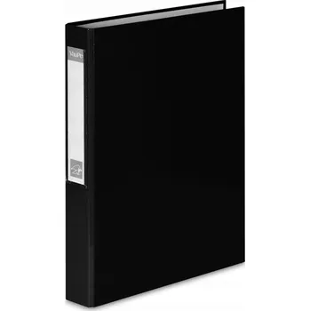 Šanon A4 Vau-Pe, černé kancelářské pořadače na dokumenty, 2 kroužkový pořadač