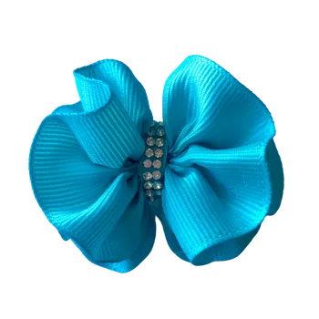 Kosmetika pro psa Výstavní mašlička pro psy modrá gumička 11 (Gumičky pro psy modré)