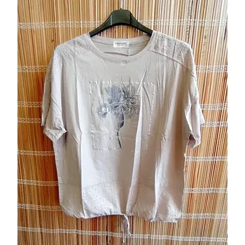 Dámská tunika Dámská tunika Ambitionfly šedohnědá vel.XL