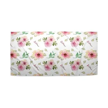 Ručník Růžové květy: 50x100 cm (cs, Sablio)