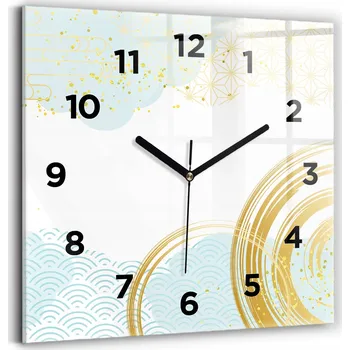 Hodiny Nástěnné hodiny Wallfluent černé 30 cm