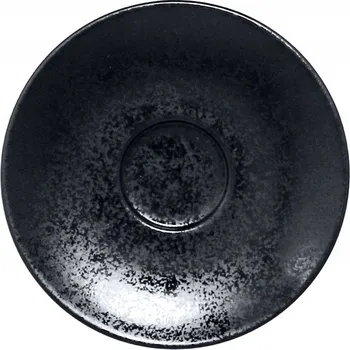 PORCELÁN RAK KARBON Podšálek pod šálek na espresso 13 cm černý