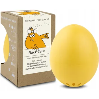 Kuchyňská minutka Minutka na vaření vajec GENIÁLNÍ hraje 3 melodie ŽLUTÉ velikonoční vajíčko