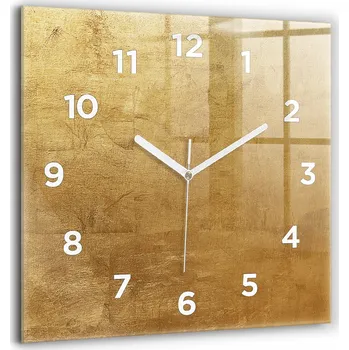 Hodiny Tvrzené skleněné nástěnné hodiny Tiché ručičky Kuchyně Dekorativní plátno