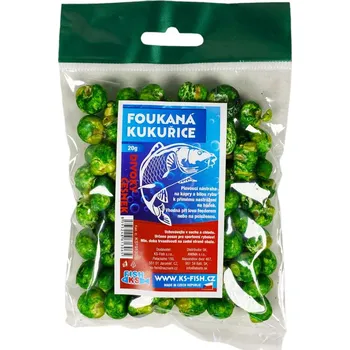 Umělá nástraha KS Fish foukaná kukuřice 20g, divoký česnek