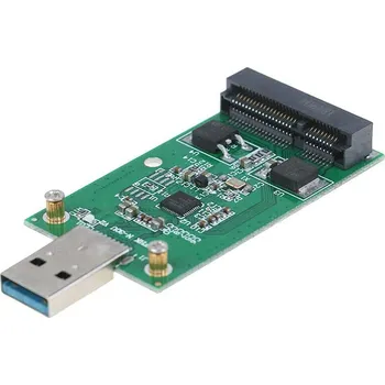 USB hub NFHK N-30U V1 mSATA na USB 3.0 adaptér