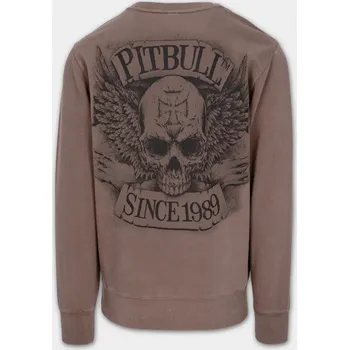 Pánské oblečení PitBull West Coast Pánska mikina BITE ME - burgury - PWC_PMBITEME_BURGUR Velikosti: L