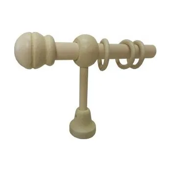 Garnýž - jednotyč - slonová kost,borovice-28 Barva: PR - přírodní bez povrchové úpravy, Délka: 140 cm