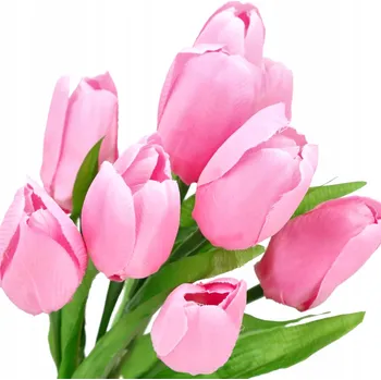 umělá květina Umělé TULIPÁNY květy JAKO ŽIVÉ, kytice TULIPÁNŮ do vázy nebo na DEKORACE