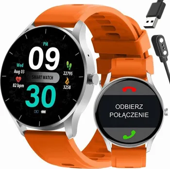 Chytré hodinky SMARTWATCH UNISEX GRAVITY GT2-8 - VOLÁNÍ BLUETOOTH, VLASTNÍ ŠTÍTY (sg019h)