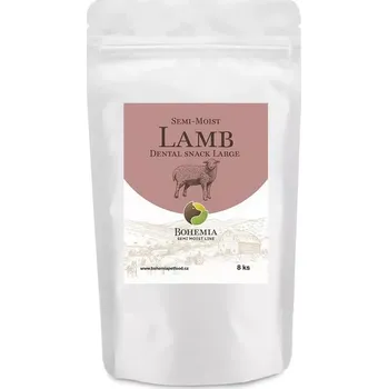 Pamlsek pro psa Dentální pamlsek pro psy BOHEMIA SEMI MOIST Dental Snack large 8ks (Polovlhký pamlsek pro psa ve tvaru tyčinek)