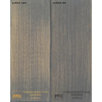 barva a nátěr na dřevo PNZ Tvrdovoskový olej - barevný 10 L Odstín: Graphit - grafitový