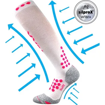 Dámské ponožky Voxx Kompresní podkolenky Marathon bílá