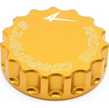 Motodoplněk Víčko brzdové nádobky 4RACING CPF02 zlatá 2H20759316