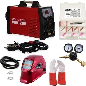Svářečka Mega set pulzní TIG svářečka Solution WIN 200 DC