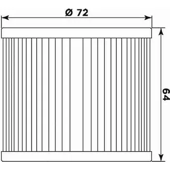 Filtr pro motocykl Olejový filtr MIW S3001 (alt. HF133) SUZUKI GR 650 1983-1989