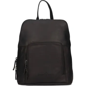 Městský batoh Vintage dámský kožený batoh Greenwood Anites - černá