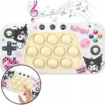 POP IT Dovednostní hra pop it popitová arkádová hra s push konzolí Kuromi