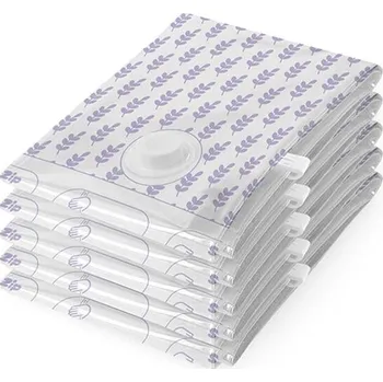 Úložný box Sada 5 ks vakuových úložných pytlů Compactor Compress L 100 l, levandule