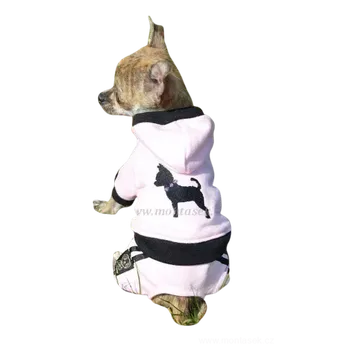 Obleček pro psa Teplákovka pro psy s výšivkou čivava pro fenky (Oblečky čivava)