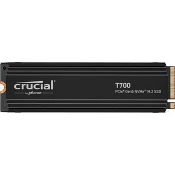 SSD disk Crucial T700 4TB PCIe Gen5 NVMe M.2 SSD heatsink